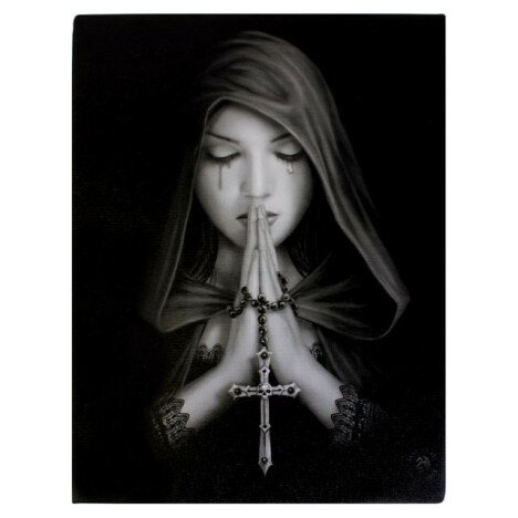 Tablou canvas, Gothic Prayer 19x25cm - Anne Stokes